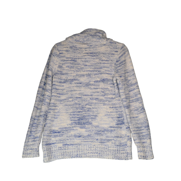 Skyes The Limit Sweater Womens PS Petite S Blue Chenille Cowl Fuzzy Soft Girl - Picture 4 of 8